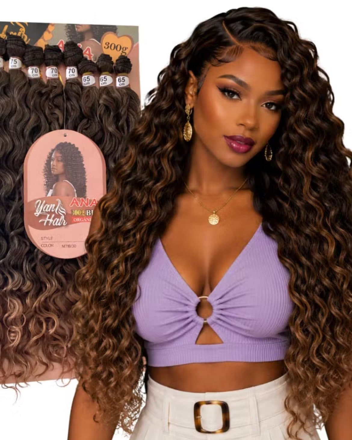Fibra Bio Orgânica Ana Yan 300g – Ombré Mechas