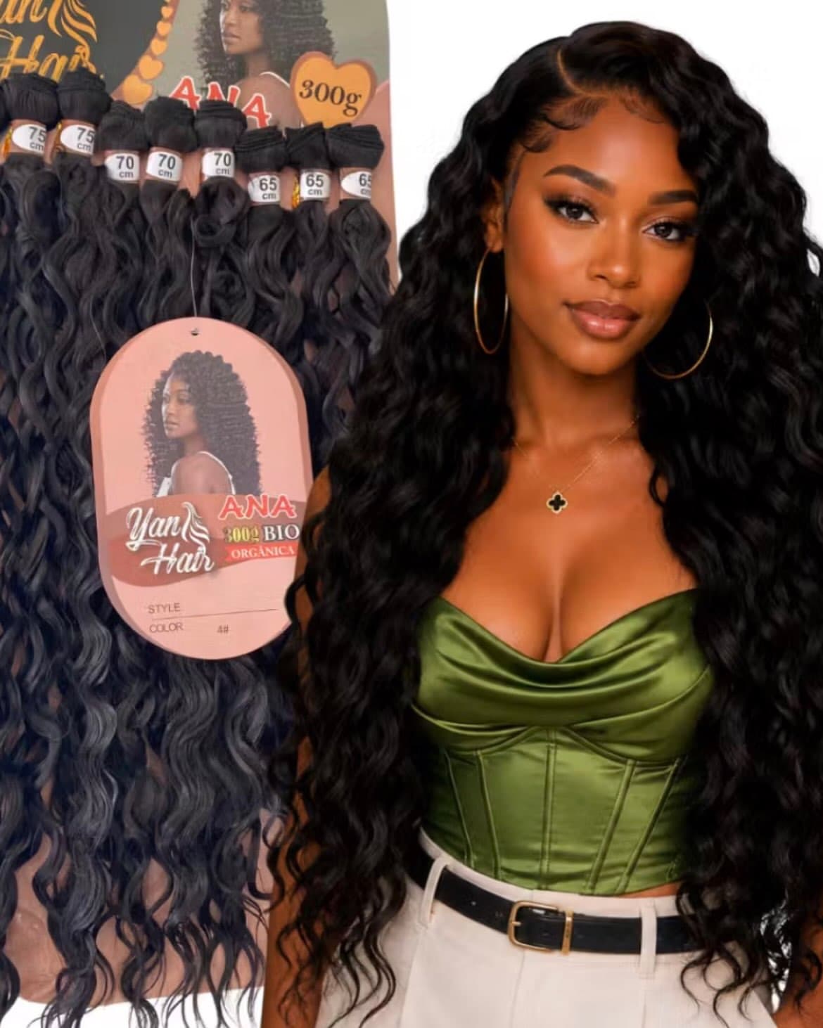 Fibra Bio Orgânica Ana Yan 300g – Preto Natural
