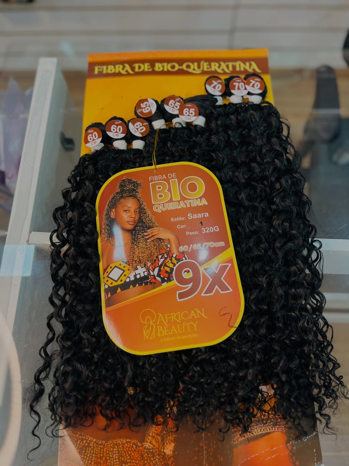 Fibra Bio-Queratina Saara 9x 320g – Preta