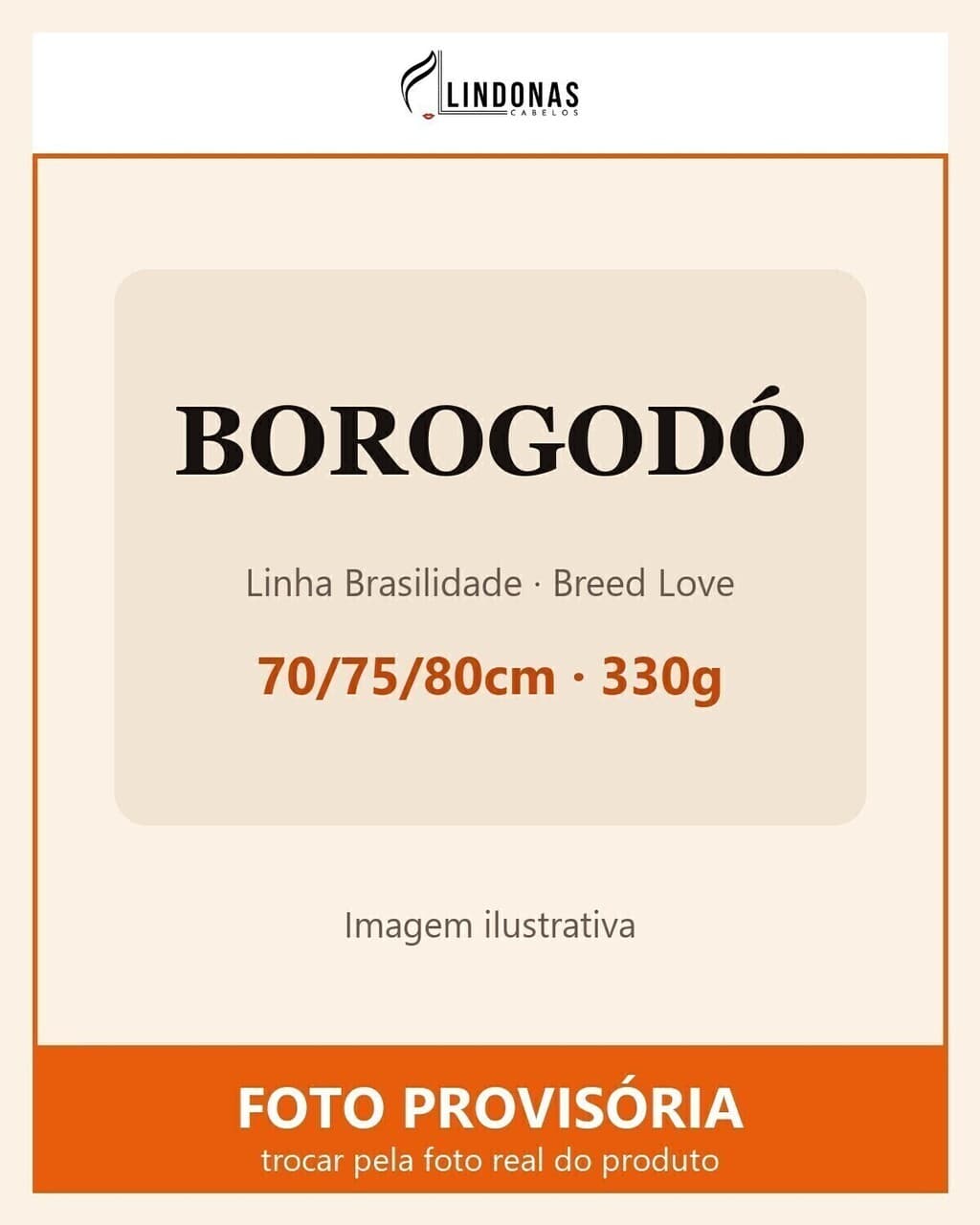 Cabelo Borogodó Breed Love 70/75/80cm 330g – Linha Brasilidade