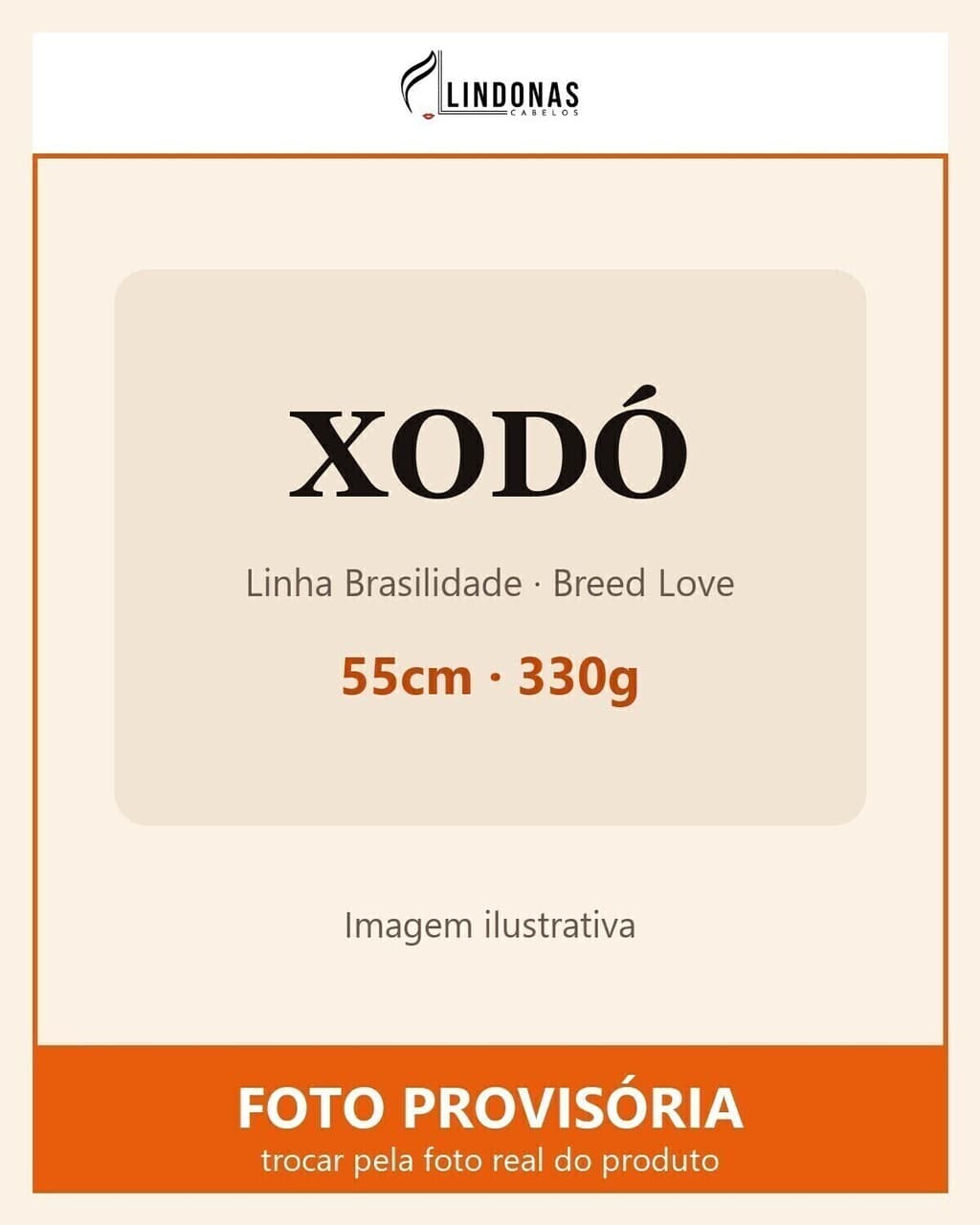 Cabelo Xodó Breed Love 55cm 330g – Linha Brasilidade